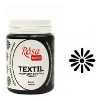 Краска акриловая для тканей ROSA Talent, 18 Черная, 80 мл (26348018)