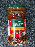 Помідори сушені в олії з зеленню та насінням гарбуза Nasza Spizarnia 270/150 грам