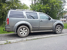 Фаркоп Nissan Pathfinder R51 2005-2014 (Нісан Патфайндер R51) польський на болтах, фото 5