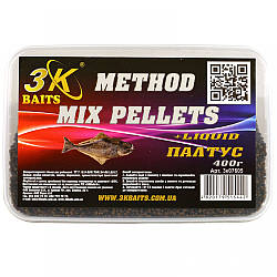 Пеллетс 3KBaits  Method mix 0,4 кг