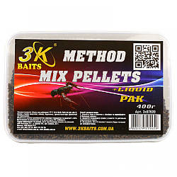 Пеллетс 3KBaits  Method mix 0,4 кг