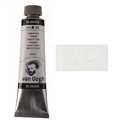 Фарба олійна Van Gogh, 105 Білила титанові (на сафлоровій олії), 40 мл (2051053)