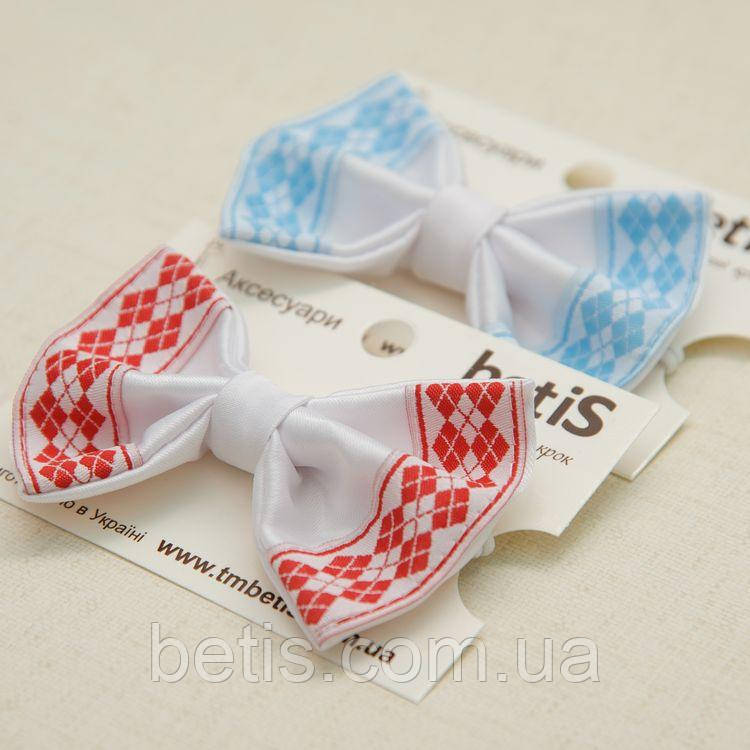 Метелик "Модель-2" 100% ПЭ ДСТУ 1681-96 Білий/блакитний Атлас арт.27075695