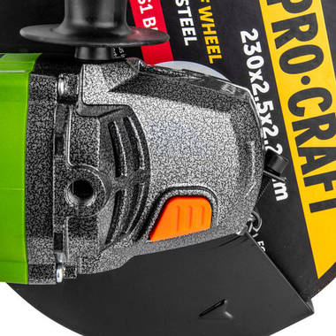 Кутова шліфувальна машина (болгарка) Pro-Craft PW 2550 230 мм, фото 5
