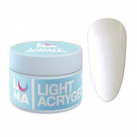 Рідкий гель Luna Light Acrygel для моделювання 03 молочний. 30 мл