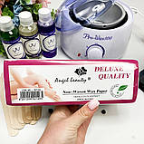 Стартовий набір для депіляції воском воскоплав баночний 100Вт PRO WAX олія спрей шпателі віск 100гр гранули, фото 7