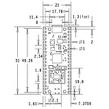 Мікроконтролер Raspberry Pi Pico WH (SC0919), фото 4