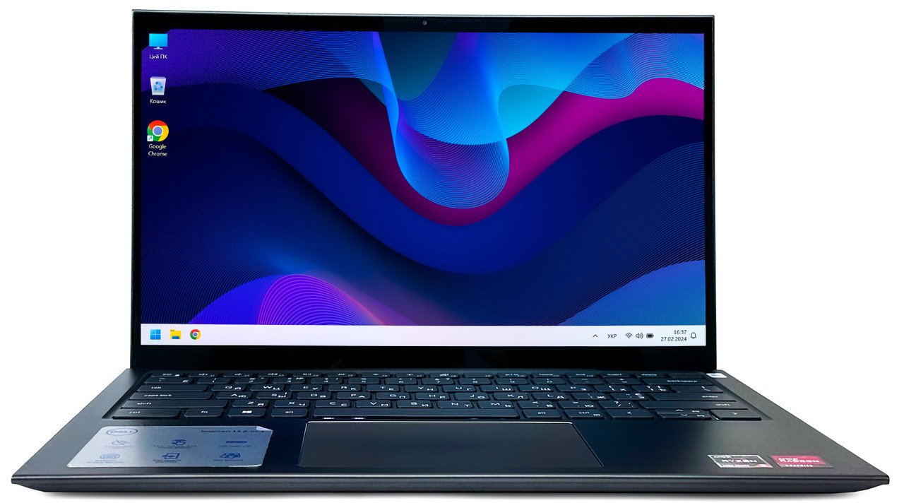 Ноутбук Dell Inspiron 14 7415: AMD Ryzen 5 5500U / RAM 16 ГБ / SSD 512 ГБ / Radeon Graphics / 14" Multitouch
