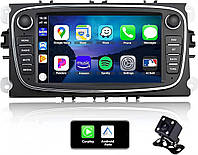 Штатна магнітола Ford Focus C-Max S-Max Kuga Galaxy WI FI сенсорний екран Apple CarPlay AUX Bluetooth GPS