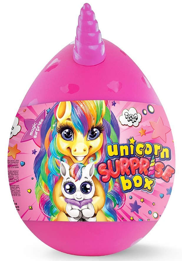 Креативный набор Яйцо пони Unicorn Surprise Box Danko Toys USB-01-01 25 см - фото 1 - id-p1260884074