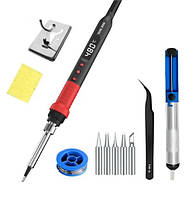 LCD Цифровий регульований температурний паяльник до 480℃ 80W