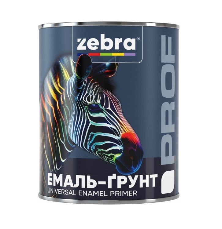 Грунт ГФ-021 2,8кг ЗЕБРА 11 матовий білий