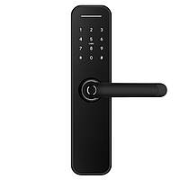 Розумний дверний біометричний замок SEVEN LOCK SL-7766BF black (без врізної частини)