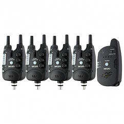 Набір сигналізаторів Carp Academy Mojo XTI electric bite indicator set 4+1