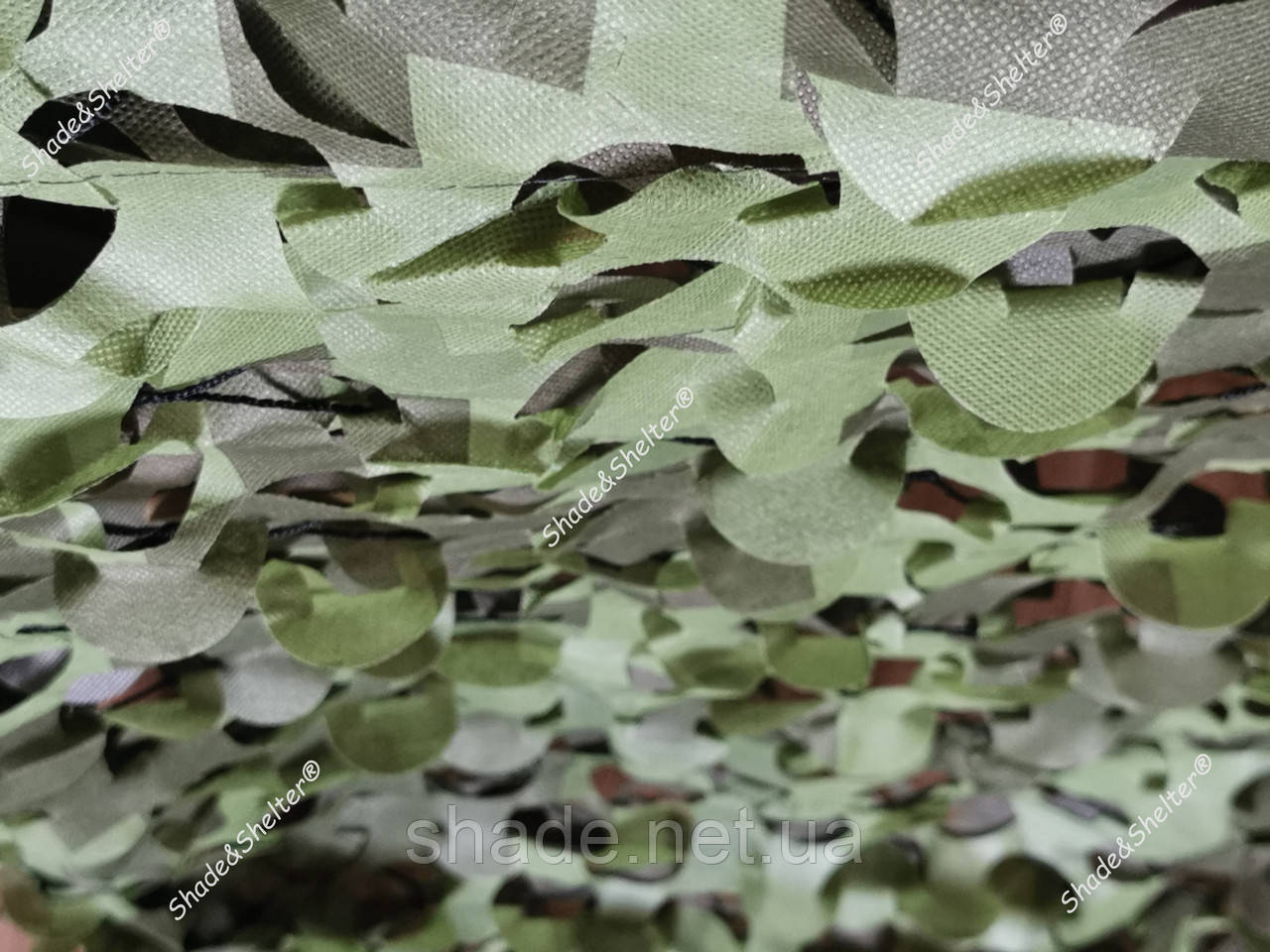 Маскировочная сетка для военных, серия Double Sided светло-зеленый пиксель + хаки пиксель (спанбонд) - фото 7 - id-p248770856