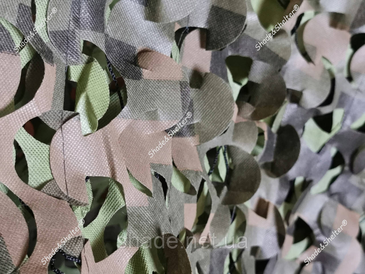 Маскировочная сетка для военных, серия Double Sided светло-зеленый пиксель + хаки пиксель (спанбонд) - фото 6 - id-p248770856