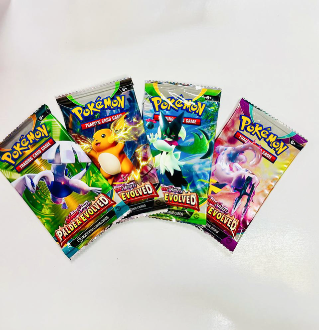 Pokemon Картки колекціонера Pokémon Trading Card Game: Scarlet & Violet - Paladea Evolved 10 шт в упаковці