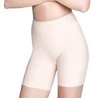 Панталони коригувальні з утяжкой живота бежеві безшовні шорти трусами проти натирання Julimex Slim L