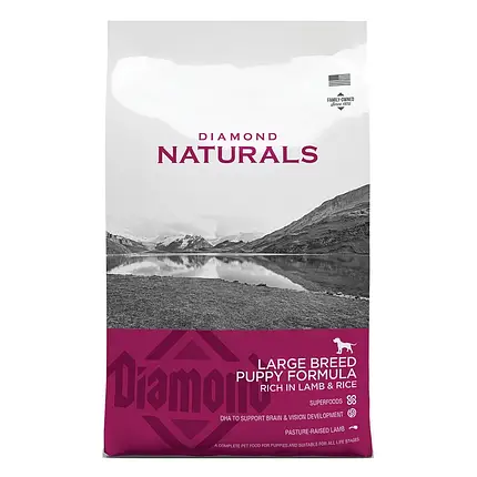 Сухий корм для цуценят Diamond Naturals Puppy Large Breed Lamb&Rice для великих порід з ягням 15 кг, фото 3