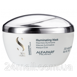 Маска з мікрокристалами Alfaparf Semi Di Lino Diamond Illuminating Mask 200 мл