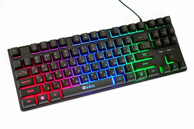 Ігрова дротова клавіатура з Rgb-підсвіткою 8930, фото 1