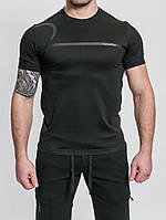 Футболка мужская Calvin Klein модная брендовая мужская футболка для мужчин черная