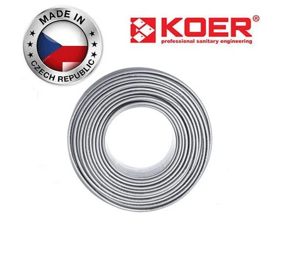 Труба для водяної теплої підлоги PEX-B 16*2.0 з кисневим бар'єром EVOH (240м/уп)