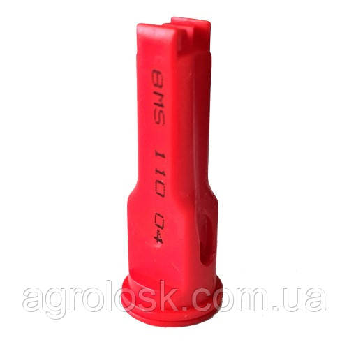 Розпилювач обприскувача інжекторний 1108MS червоний 04 Agroplast AP041108MS, фото 1