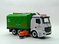 Конструктор із викруткою Yi wu jiayu Прибиральна машина біло-зелена YW9082B, фото 2