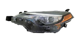 Фара ліва Toyota Corolla E17 USA 16-19 Depo LED.7444NA.W5W, -лампа, лінза CE/L/LE, DRL