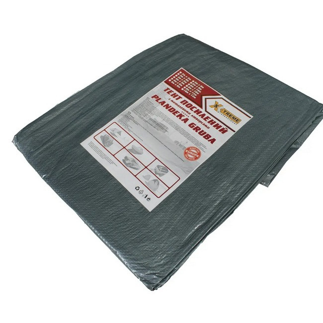 Тарпауліновий тент для навісу X-Treme 100г/м2 Grey 5х8 м (SHiz15126), фото 1