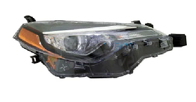 Фара права Toyota Corolla E17 USA 16-19 Depo LED.7444NA.W5W, -лампа, лінза CE/L/LE, DRL