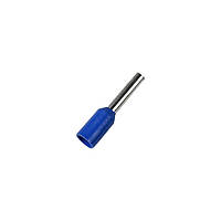 Наконечник кабельний ізольований втулковий ENERGIO 1.0 мм2 - 8 мм (100шт) синій (E1008Bl)