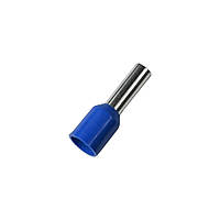 Наконечник кабельний ізольований втулковий ENERGIO 4.0 мм2 - 9 мм (100шт) синій (E4009Bl)