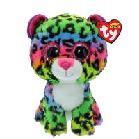 Мягкая игрушка TY Beanie Boos Разноцветный леопард Dotty, 15 см (37189)