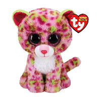 М'яка іграшка TY Beanie Boos Рожевий леопард Leopard, 15 см (36312)