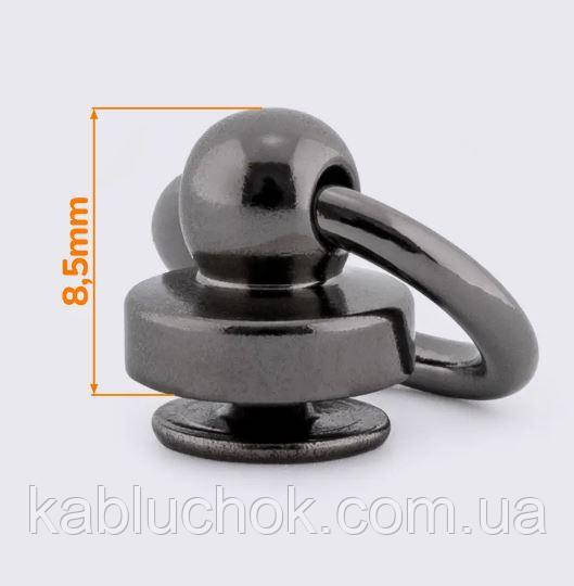 Гвинт із кільцем темний нікель, фото 1