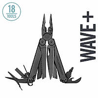 Мультитул Leatherman Wave + Plus Black (18в1, 241 г, чохол)