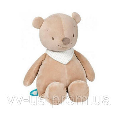 М'яка іграшка-брязкальце Nattou Mini Ведмедик Базиль, 18 см (5620342)