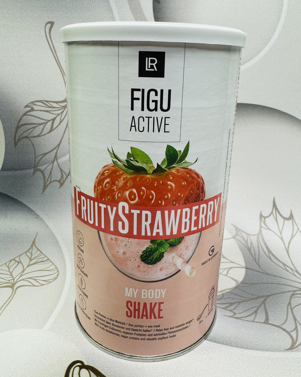 Полуничний коктейль для схуднення LR Lifetakt Figu Active без лактози і глютену, фото 1