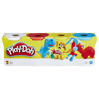 Набор пластилина Play-Doh Dinosaurs из 4-х баночек по 112 г (B5517_B6508)
