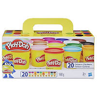 Набор пластилина Play-Doh из 20-ти баночек по 84 г (A7924)