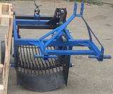 Однорядна вібраційна картоплекопалка КТН-1ВЄ до мінітрактора (активний ніж 50см, вага 86 кг), фото 9