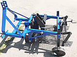 Однорядна вібраційна картоплекопалка КТН-1ВЄ до мінітрактора (активний ніж 50см, вага 86 кг), фото 2