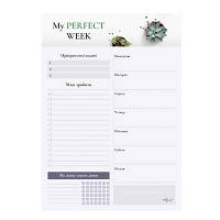 Недельный планер LifeFLUX My perfect week, стильный, А5, 62 л. (LFWEUPST035)