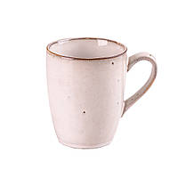 Порцелянова чашка на 400 мл для чаю або кави бежева