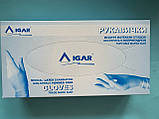 Рукавички латексні нестерильні без пудри "IGAR" розмір L (8-9) 100шт/уп (50 пар), фото 2