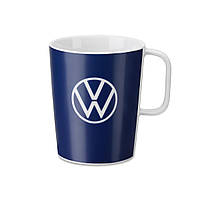 Кружка Volkswagen Logo Cup, Blue / White, артикул 000069601BR