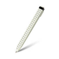 Ручка подарочная шариковая автоматическая Moleskine Go 10 мм / Клетка для мужчин женщин (EW8T1CSQU10TAG)