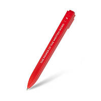Ручка подарочная шариковая автоматическая Moleskine Go 10 мм / Красная для мужчин женщин (EW8T1CF210TAG)